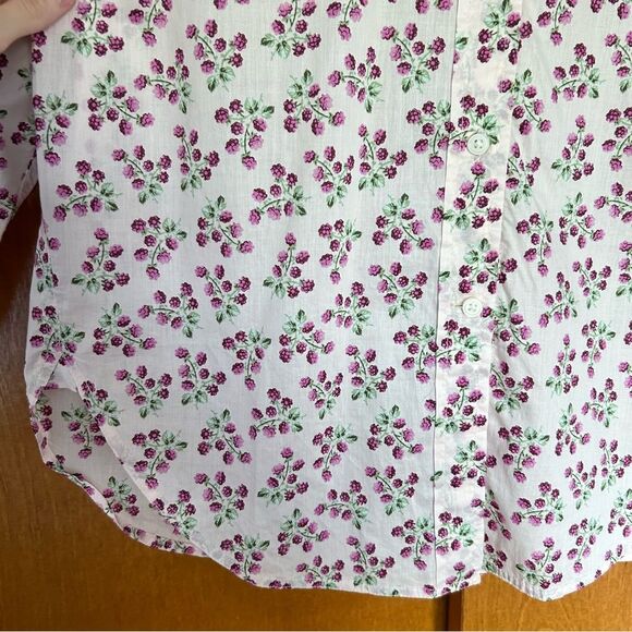 J. Crew Relaxed-fit Lightweight Cotton Poplin Shirt in Whisper Peach Berry Sze 6 - Picture 3 of 12